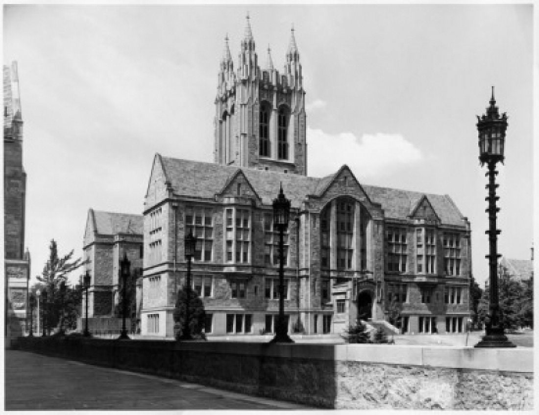 Posterazzi Facade of a university building Boston College Boston Massachusetts USA Canvas Art -  (24 x 36)