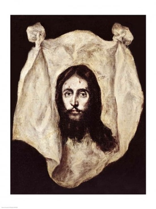 Posterazzi Face of the Christ Canvas Art - El Greco (24 x 36)