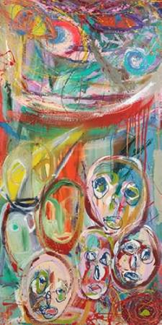 Posterazzi Facebook People I Canvas Art - Italo Corrado (24 x 48)