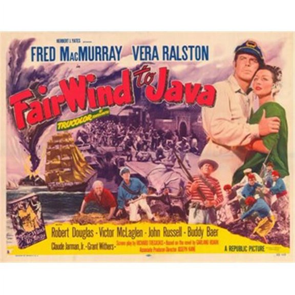 Posterazzi MOV377472 Fair Wind to Java Movie Poster - 17 x 11 in.