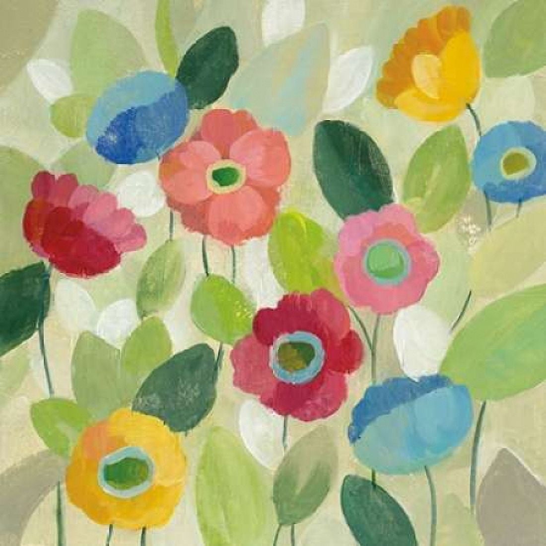Posterazzi Fairy Tale Flowers IV Canvas Art - Silvia Vassileva (24 x 24)