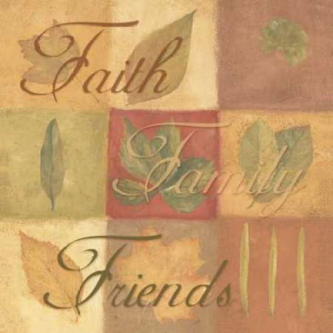 Posterazzi Faith Family Friends Canvas Art - Stephanie Marrott (24 x 24)