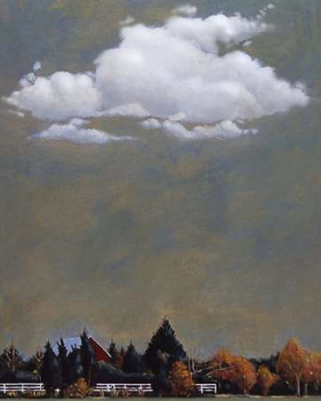 Posterazzi Fall North Fork Canvas Art - Steve Romm (24 x 30)