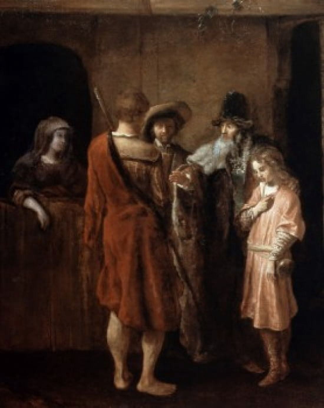 Posterazzi Farewell Of Benjamin Carel Fabritius (1622-1654 Dutch) Canvas Art - Carel Fabritius (24 x 36)
