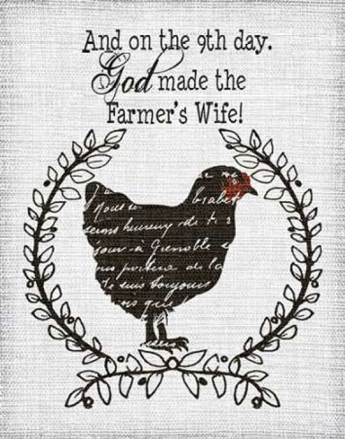 Posterazzi Farmers Wife Canvas Art - Jo Moulton (22 x 28)