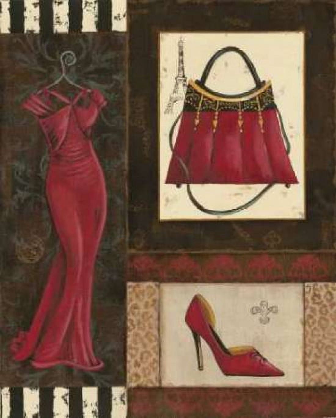 Posterazzi Fashion Collage I Canvas Art - Sophie Devereux (24 x 30)