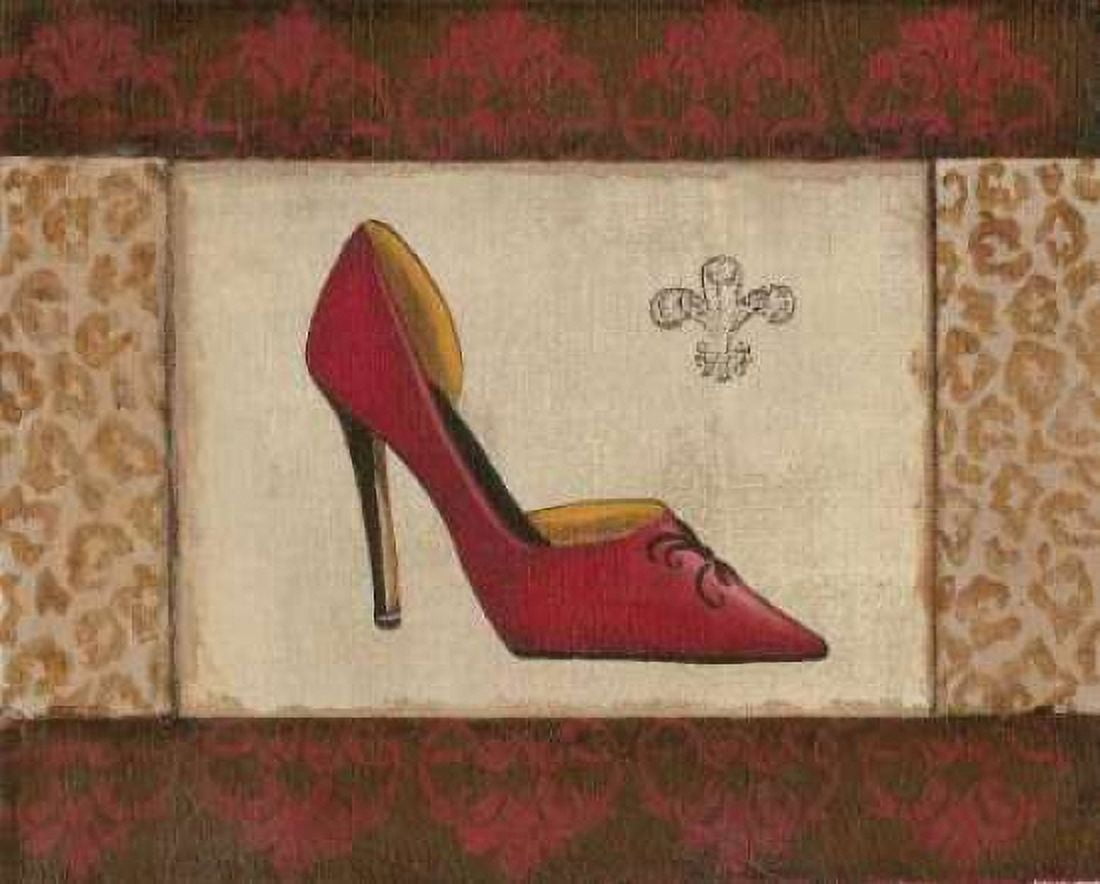 Posterazzi Fashion Shoe I Canvas Art - Sophie Devereux (20 x 24)