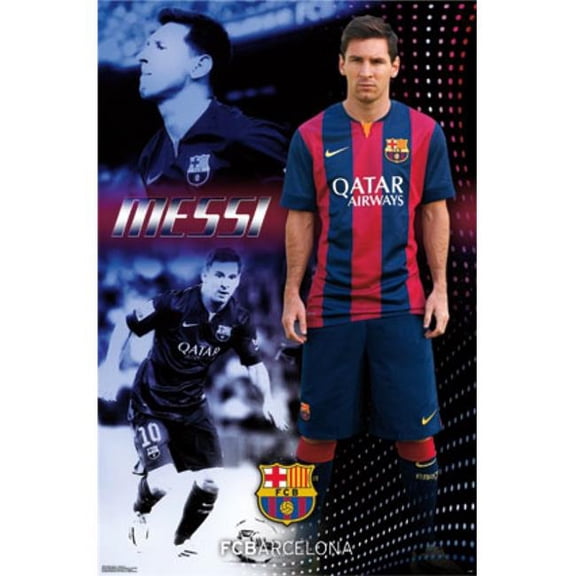 Posterazzi Fc Barcelona - Lionel Messi 2014 Poster Print - 24 x 36 in.