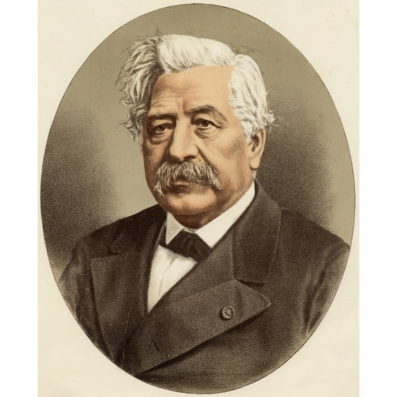 Posterazzi DPI1859598 Ferdinand-Marie De Lesseps Vicomte 1805-1894 French Diplomat Famous Poster Print, 13 x 16