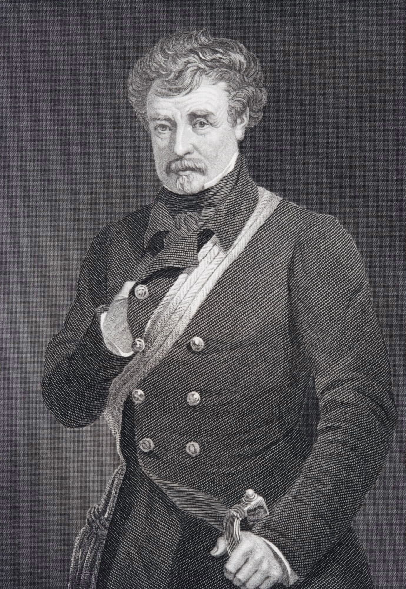 Posterazzi Field Marshal Colin Campbell 1St Baron Clyde Gcb 1792 To 1863 Scottish Soldier Canvas Art - Ken Welsh Design Pics (24 x 34)