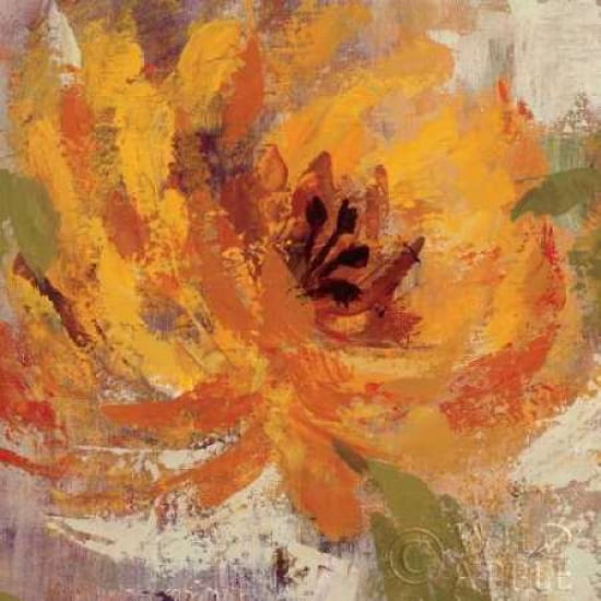 Posterazzi Fiery Dahlias I - Crop Canvas Art - Silvia Vassileva (24 x 24)