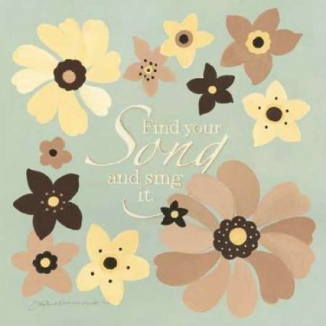 Posterazzi Find Your Song Canvas Art - Stephanie Marrott (24 x 24)