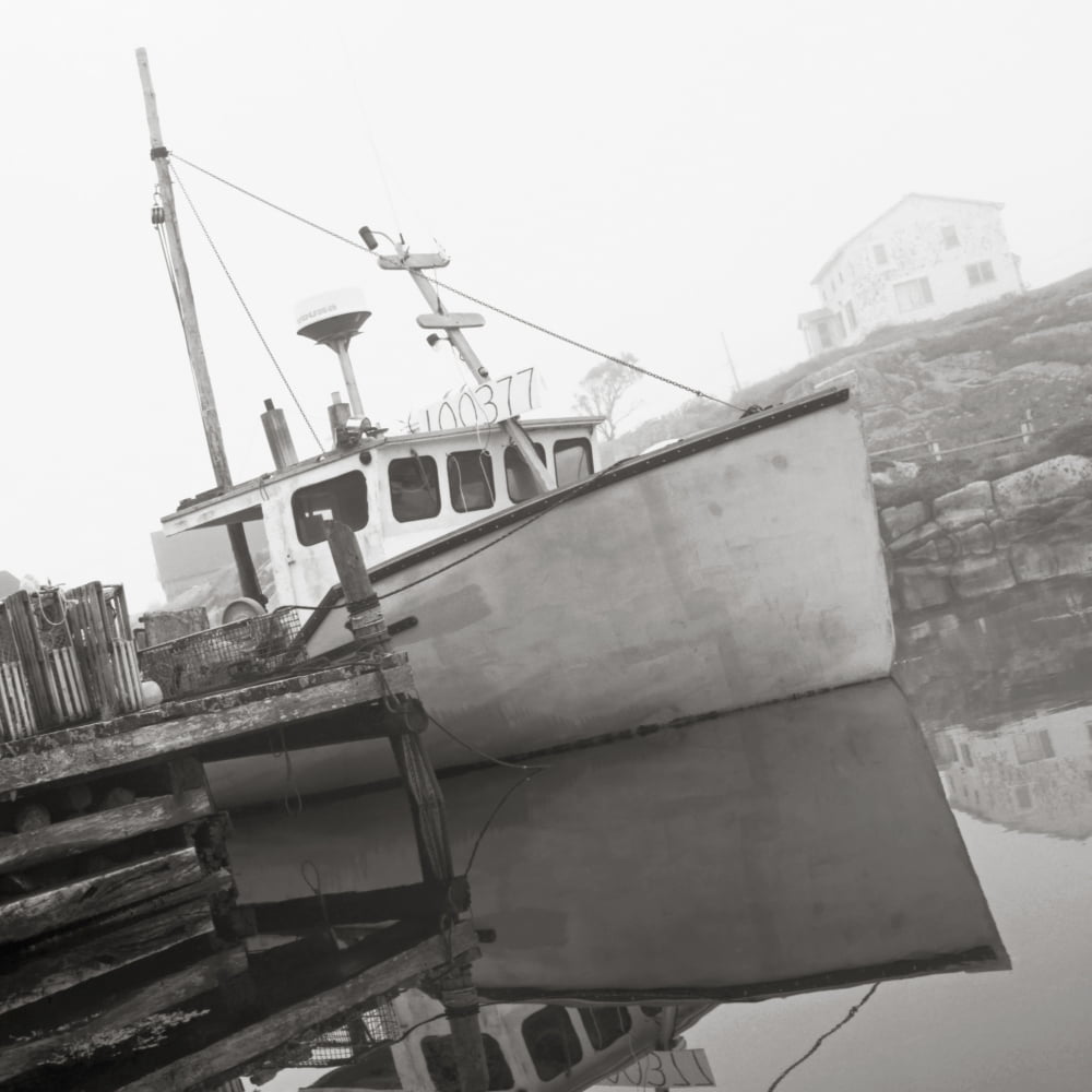 Posterazzi Fishing Boat Peggys Cove Nova Scotia Canvas Art - Jeff Kirk Photography  Design Pics (24 x 24)