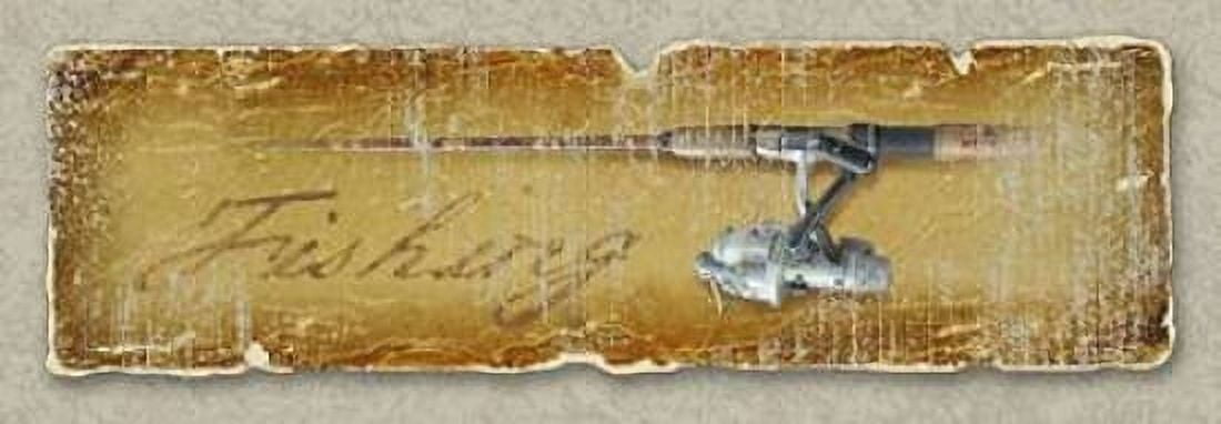 Posterazzi Fishing Canvas Art - Jim Baldwin (12 x 36)