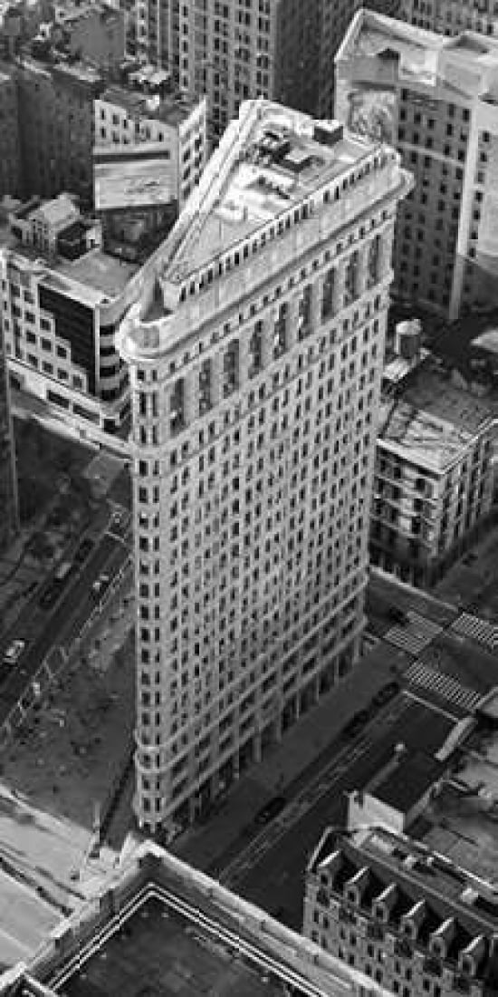 Posterazzi Flatiron Building NYC Canvas Art - Cameron Davidson (24 x 48)