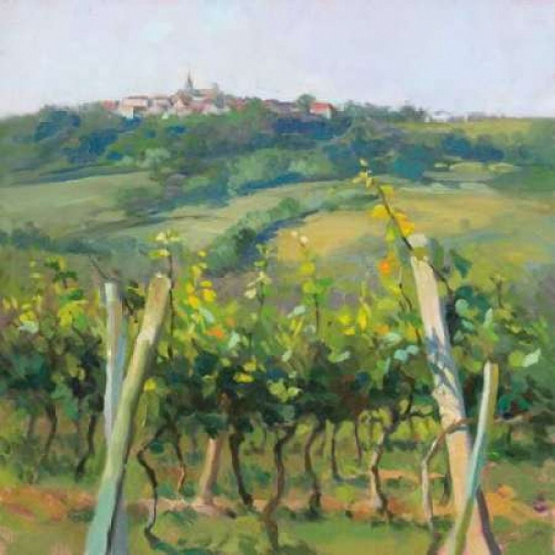 Posterazzi Flauvigny View Canvas Art - Christine Debrosky (24 x 24)
