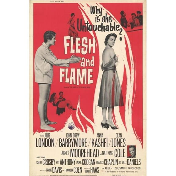 Posterazzi  Flesh & Flame Movie Poster - 27 x 40 in.