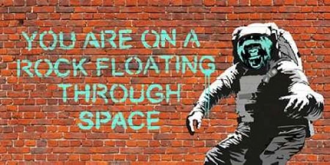 Posterazzi Floating Through Space Canvas Art - Masterfunk collective (10 x 20)