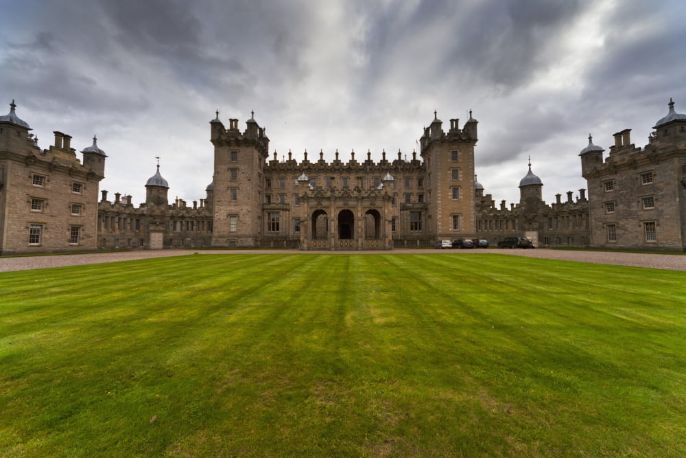 Posterazzi Floors Castle Scottish Borders Scotland Canvas Art - John Short Design Pics (38 x 24)