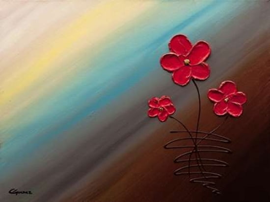 Posterazzi Flor de Cayena Canvas Art - Carmen Guedez (18 x 24)