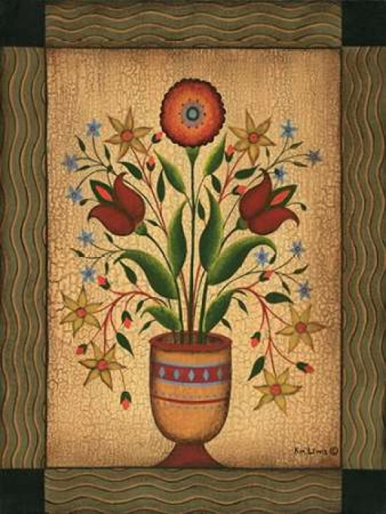 Posterazzi Floral Canvas Art - Kim Lewis (18 x 24)