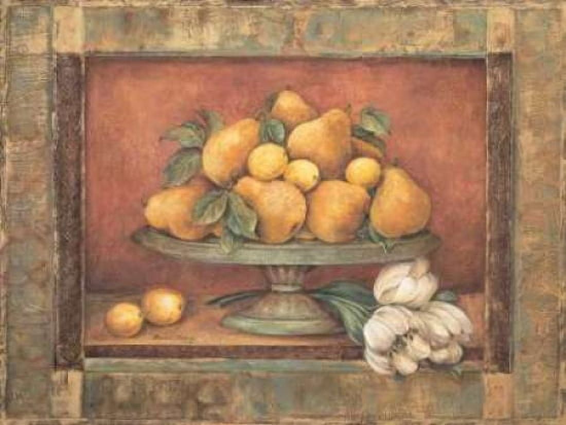 Posterazzi Florentine Pear Canvas Art - Pamela Gladding (22 x 28)