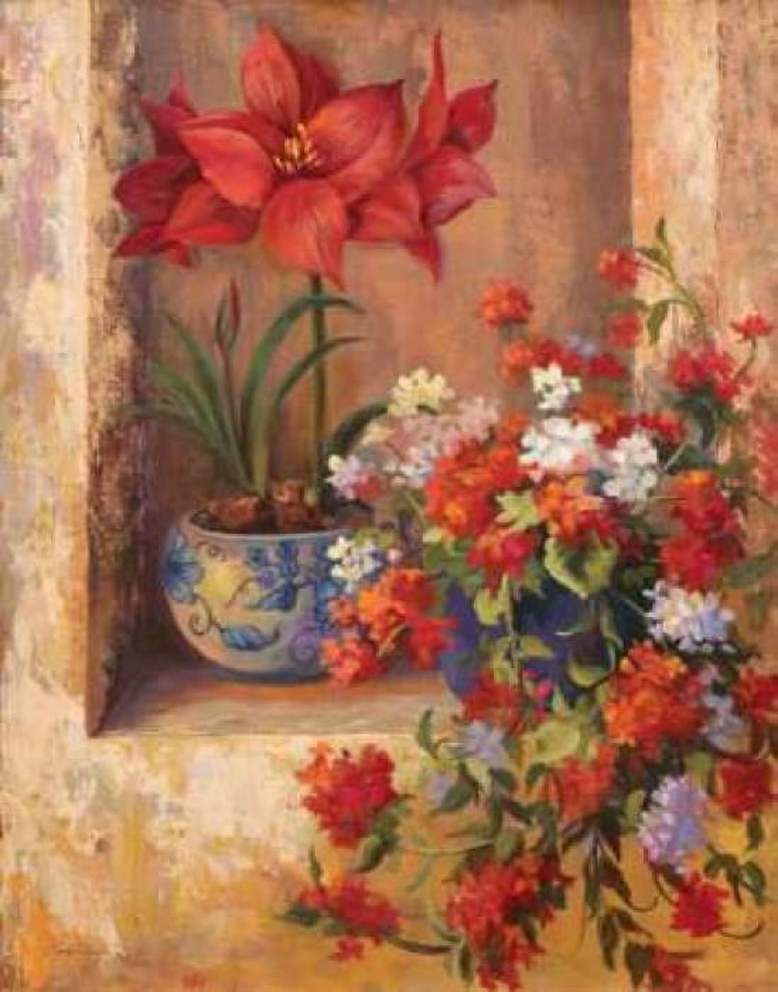 Posterazzi Flores de Espana II Canvas Art - Linda Wacaster (22 x 28)