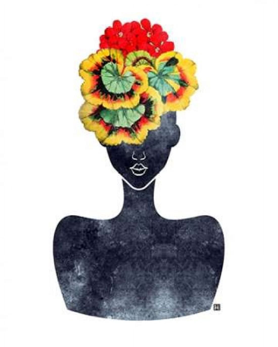 Posterazzi Flower Crown Silhouette IV Canvas Art - Tabitha Brown (24 x 30)