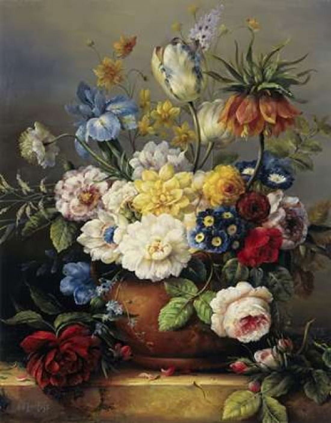 Posterazzi Flower arrangement Canvas Art - Wouter Roelofs (22 x 28)