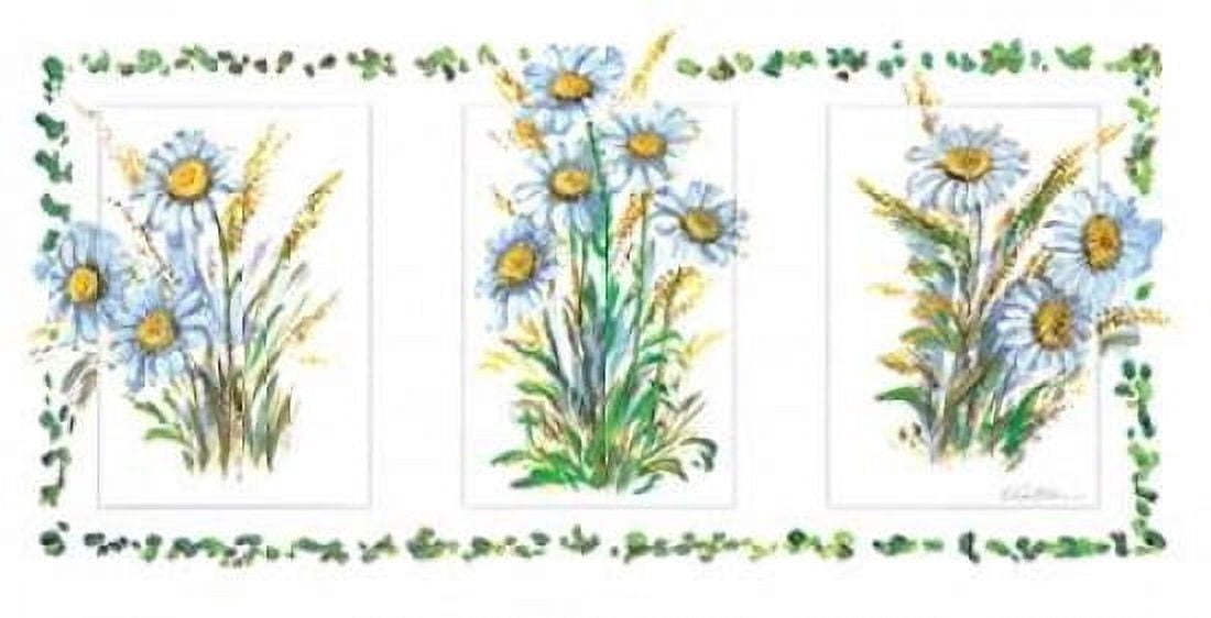 Posterazzi Flower trio I Canvas Art - Katharina Schottler (24 x 36)