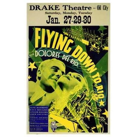 Posterazzi Flying Down to Rio Movie Poster - 11 x 17 in.