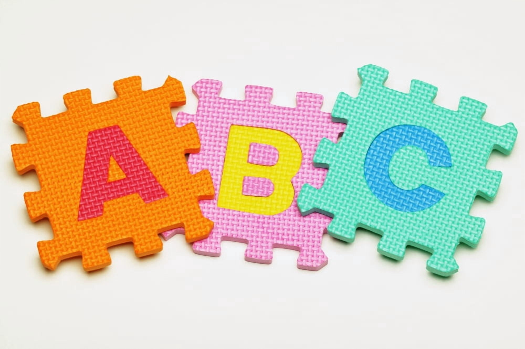 Posterazzi Foam Alphabet Shapes Canvas Art - Darren Greenwood Design Pics (34 x 22)