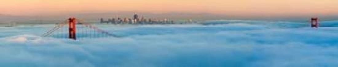 Posterazzi Foggy City Canvas Art - Jeffrey Murray (12 x 36)