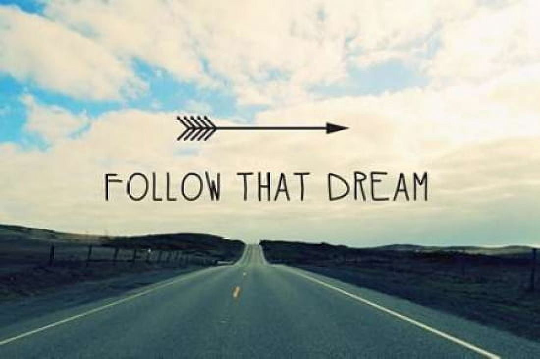 Posterazzi Follow That Dream Canvas Art - Linda Woods (24 x 36)