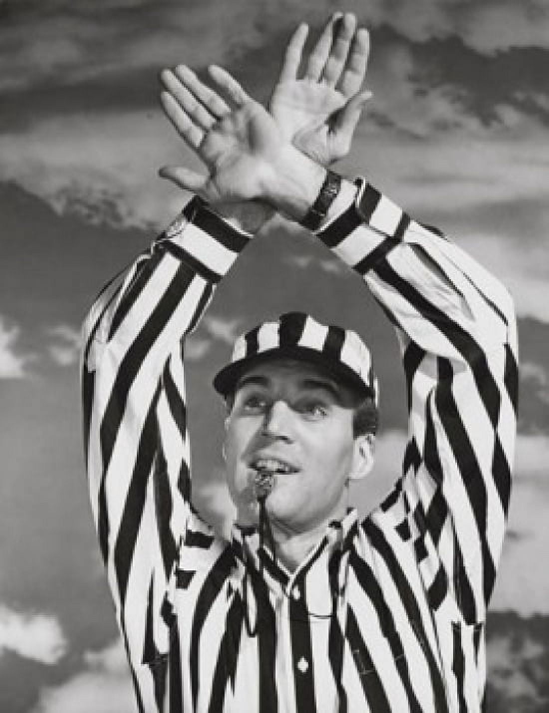 Posterazzi Football referee giving a time out signal Canvas Art - (24 x 36)