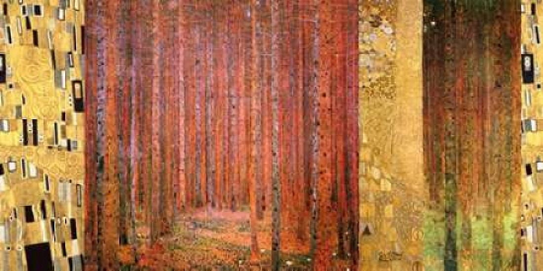 Posterazzi Forest II Canvas Art - Gustav Klimt (24 x 48)
