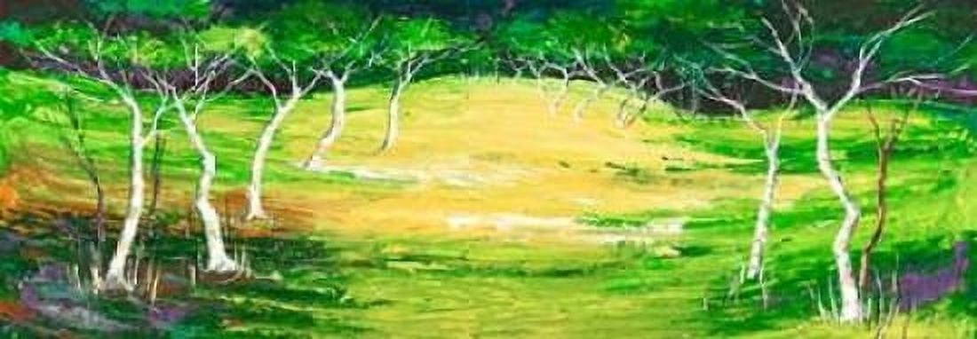 Posterazzi Foresta verde Canvas Art - Lucas (10 x 20)
