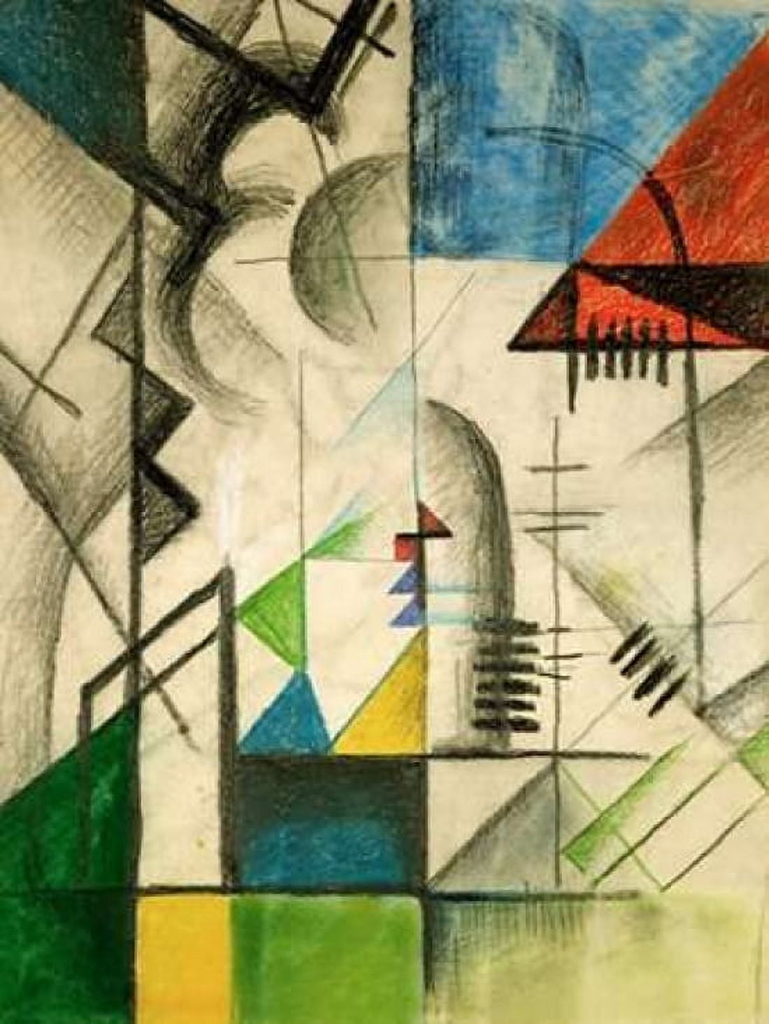 Posterazzi Formen Canvas Art - Wassily Kandinsky (22 x 28)
