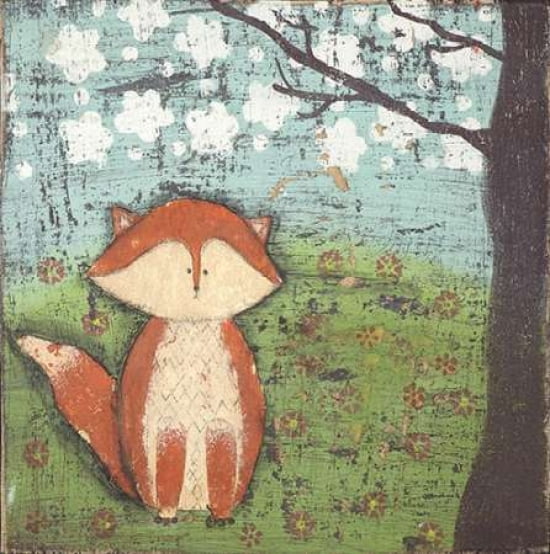 Posterazzi Fox Canvas Art - Cassandra Cushman (24 x 24)
