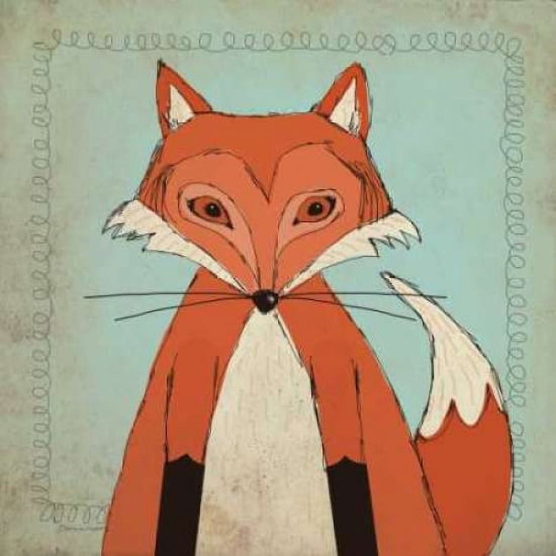 Posterazzi Fox Canvas Art - Stephanie Marrott (24 x 24)