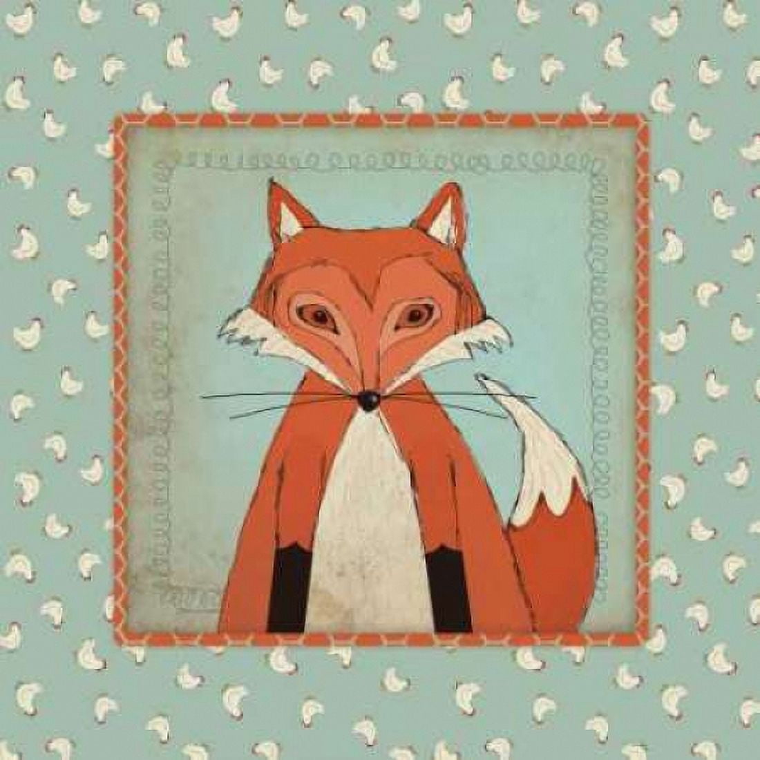 Posterazzi Fox in Frame Canvas Art - Stephanie Marrott (24 x 24)