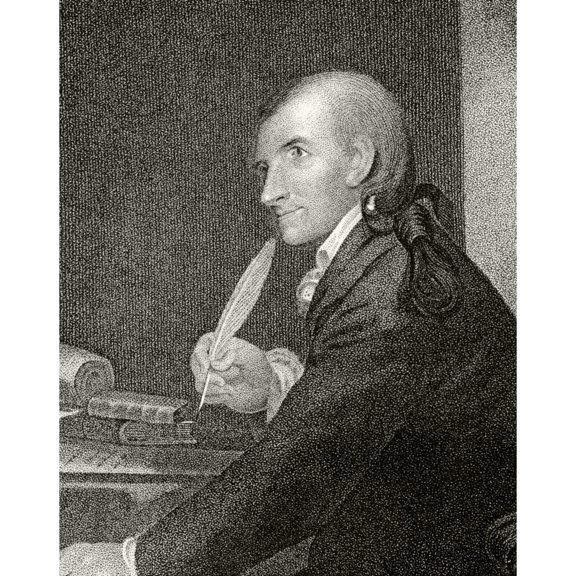 Posterazzi Francis Hopkinson 1737 To 1791 American Author Statesman & Founding Father A Signatory of Declaration of Independence 19th Century Engraving by J.B. Longacre & J.H. Nesmith From A Pictur