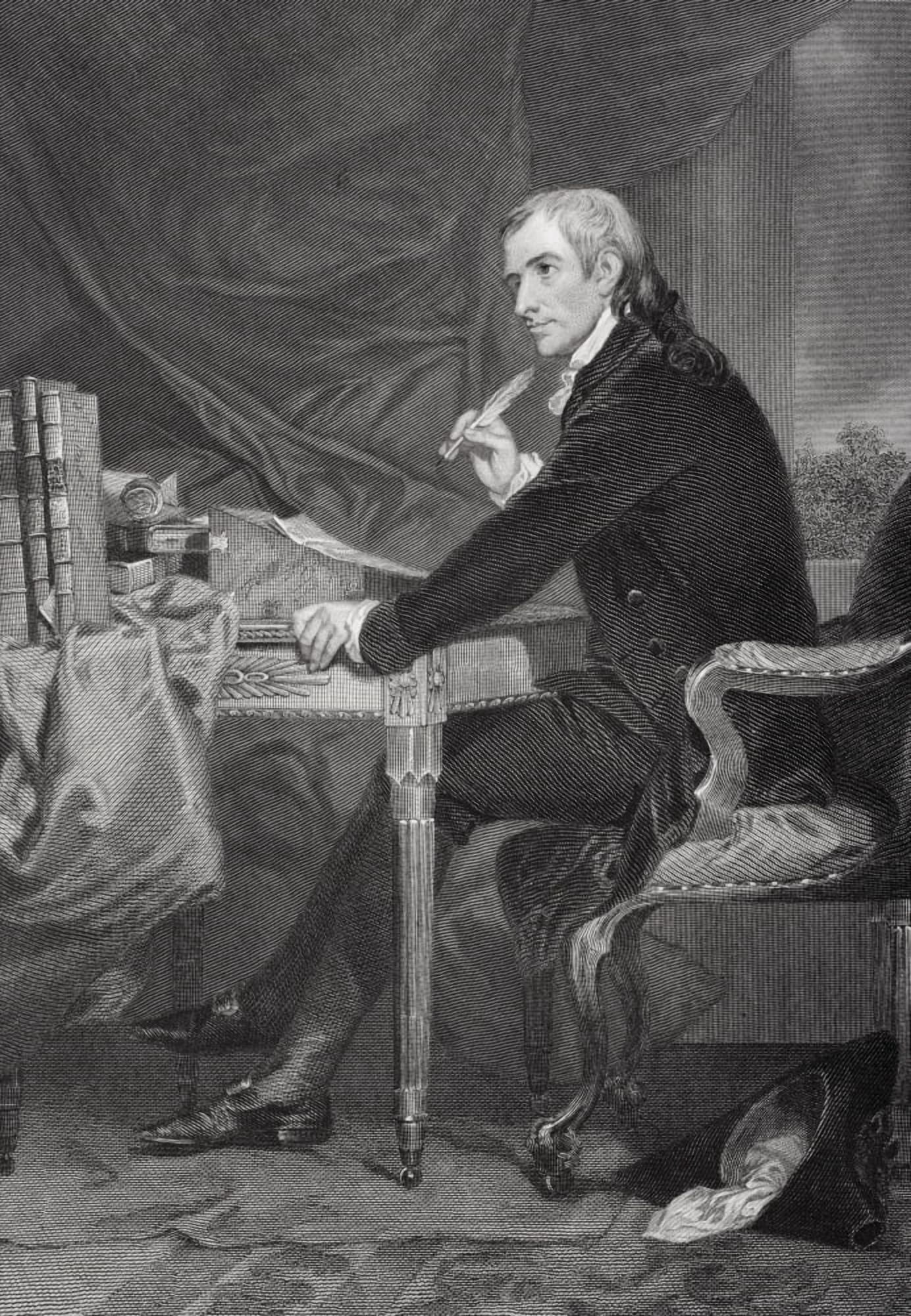 Posterazzi Francis Hopkinson 1737-1791 American Political Leader And Writer A Signatory Of The Declaration Of Independence From Painting By Alonzo Chappel Canvas Art - Ken Welsh Design Pics (22 x 34)