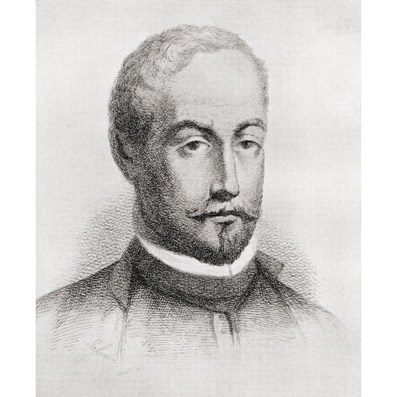 Posterazzi Francisco De Rioja, 1583 to 1659 Spanish Poet & Scholar of The Baroque Period From The Book El Conde-Duque De Olivares, La Pasion De Mandar By G. Maraon Published 1936 Poster