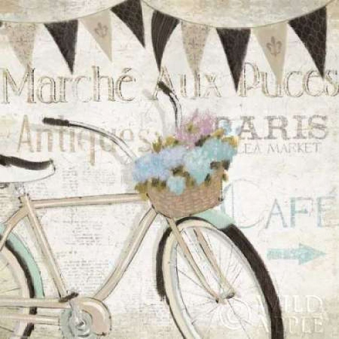 Posterazzi French Flea Market I Canvas Art - Emily Adams (24 x 24)
