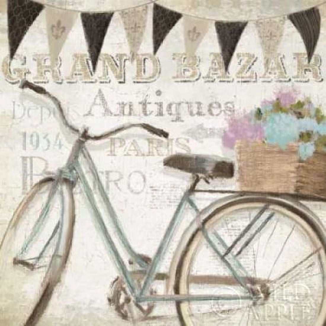 Posterazzi French Flea Market II Canvas Art - Emily Adams (24 x 24)