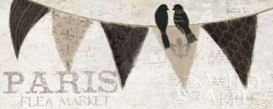 Posterazzi French Flea Market III Canvas Art - Emily Adams (24 x 48)