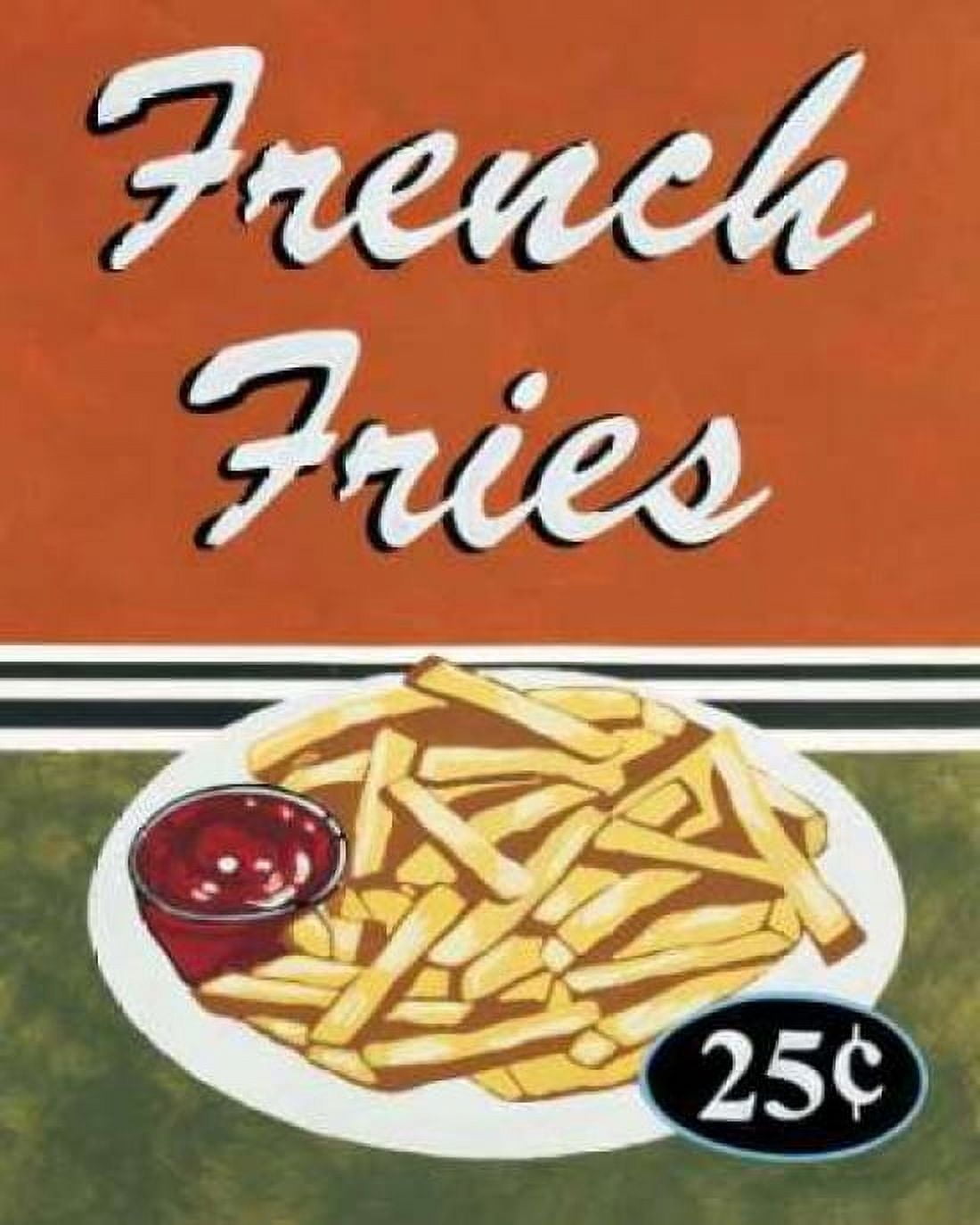 Posterazzi French Fries Canvas Art - Catherine Jones (22 x 28)