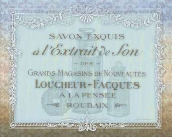 Posterazzi French Soap Label II Canvas Art - Lynnea Washburn (24 x 30)