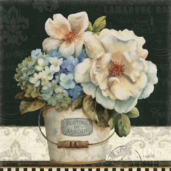 Posterazzi French Vases I Canvas Art - Lisa Audit (24 x 24)